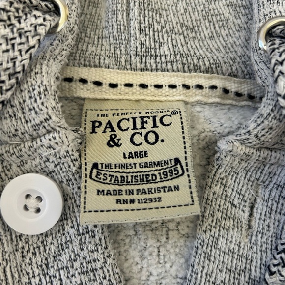 Pacific & Co. Gray Knit Sweater Sz XL - Picture 3 of 4